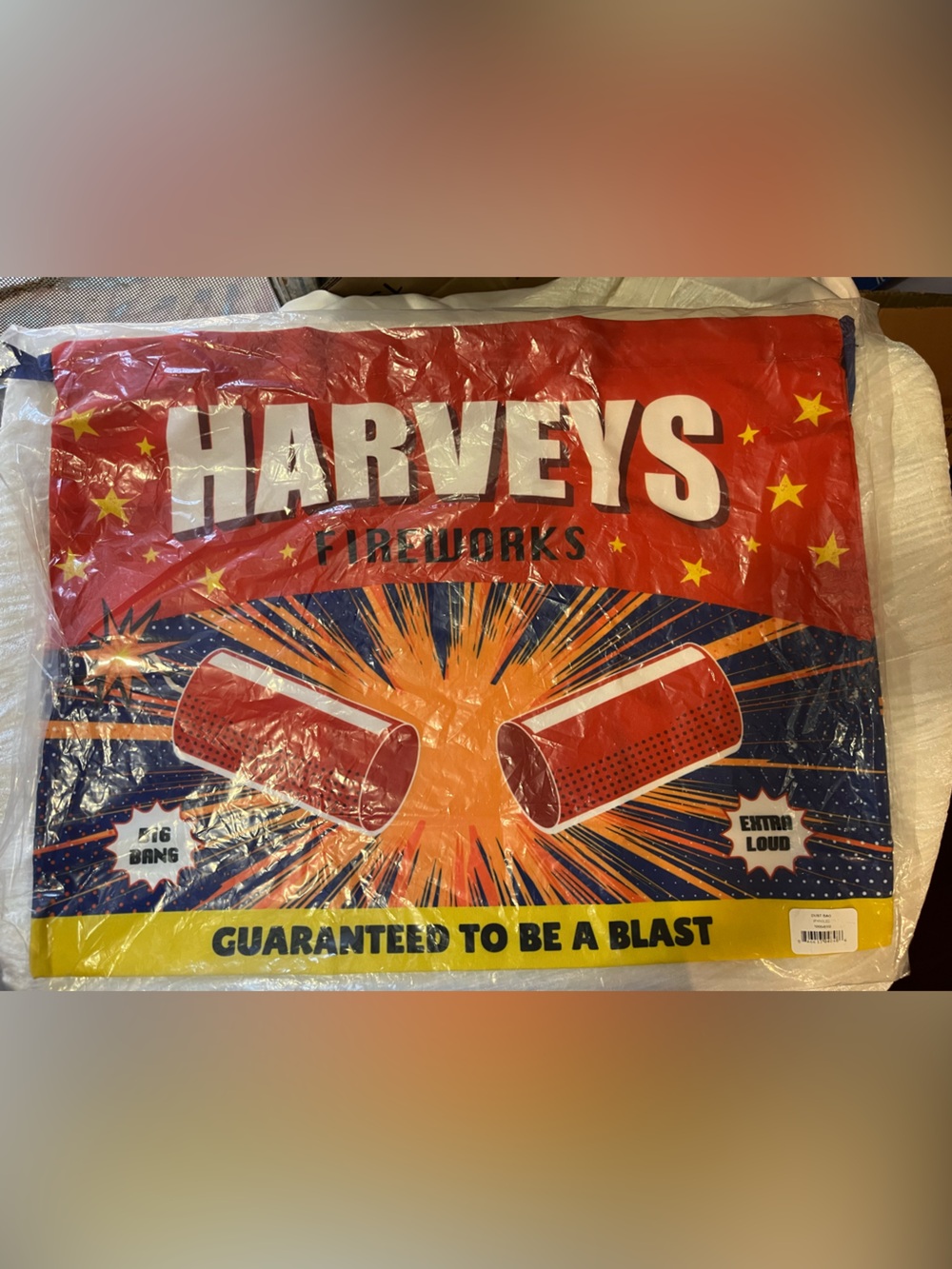 NWT Harveys Fireworks Dust Bag